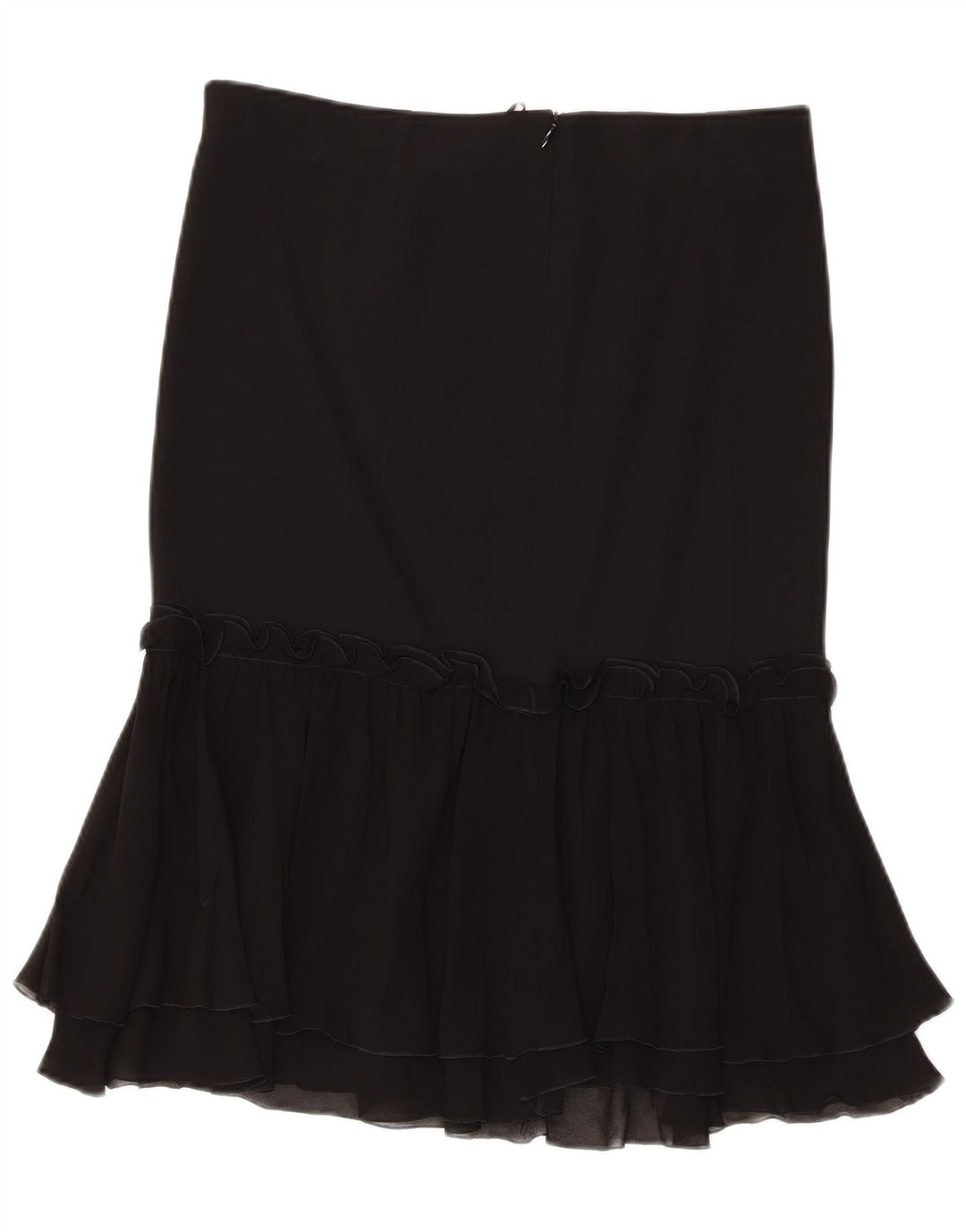 Iceberg Dame Flæse Nederdel IT 44 Medium W32 Sort Silke