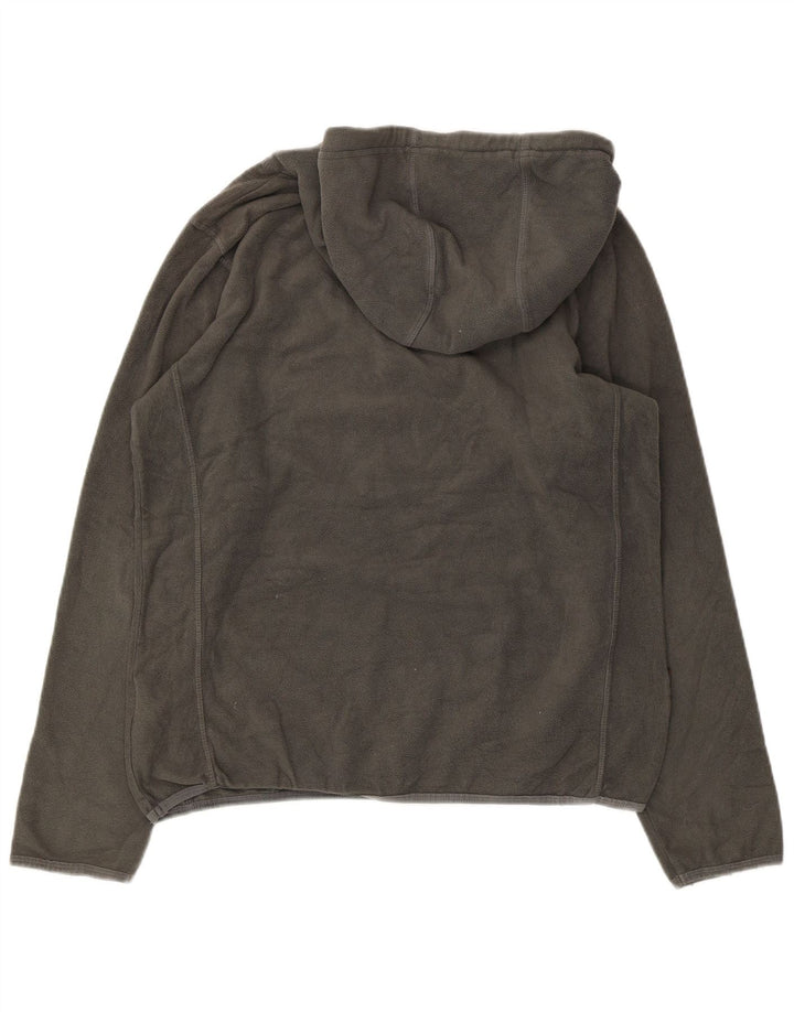 Mountain Warehouse Dame Hætte Fleece Jumper UK 14 Stor Grå Polyester