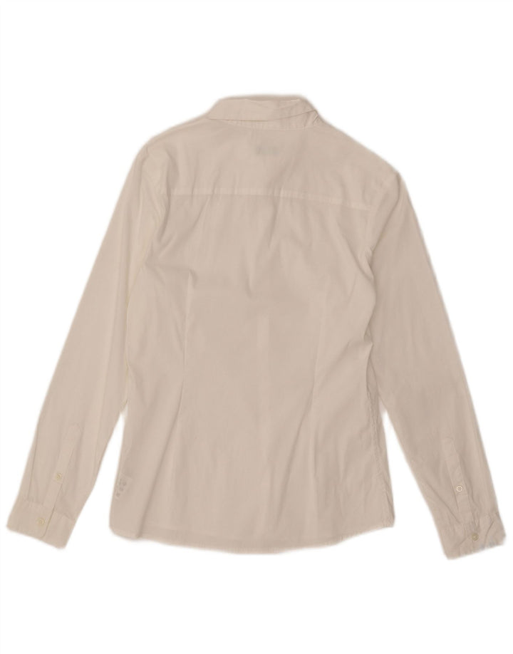 United Colors of Benetton drengeskjorte 10-11 år XL Hvid bomuld