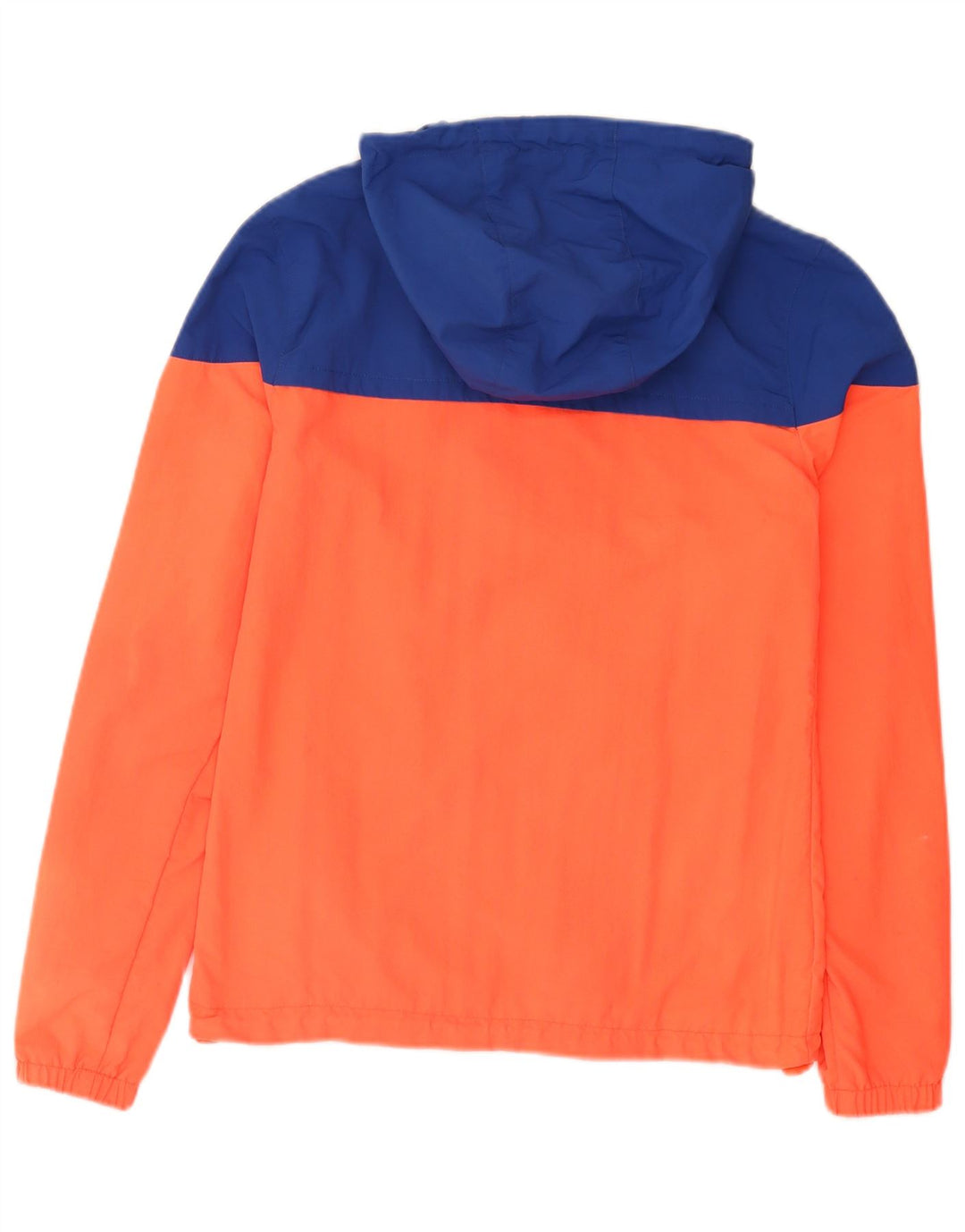 SUPERDRY Regnjakke med hætte til mænd UK 34 XS Orange Colourblock Nylon