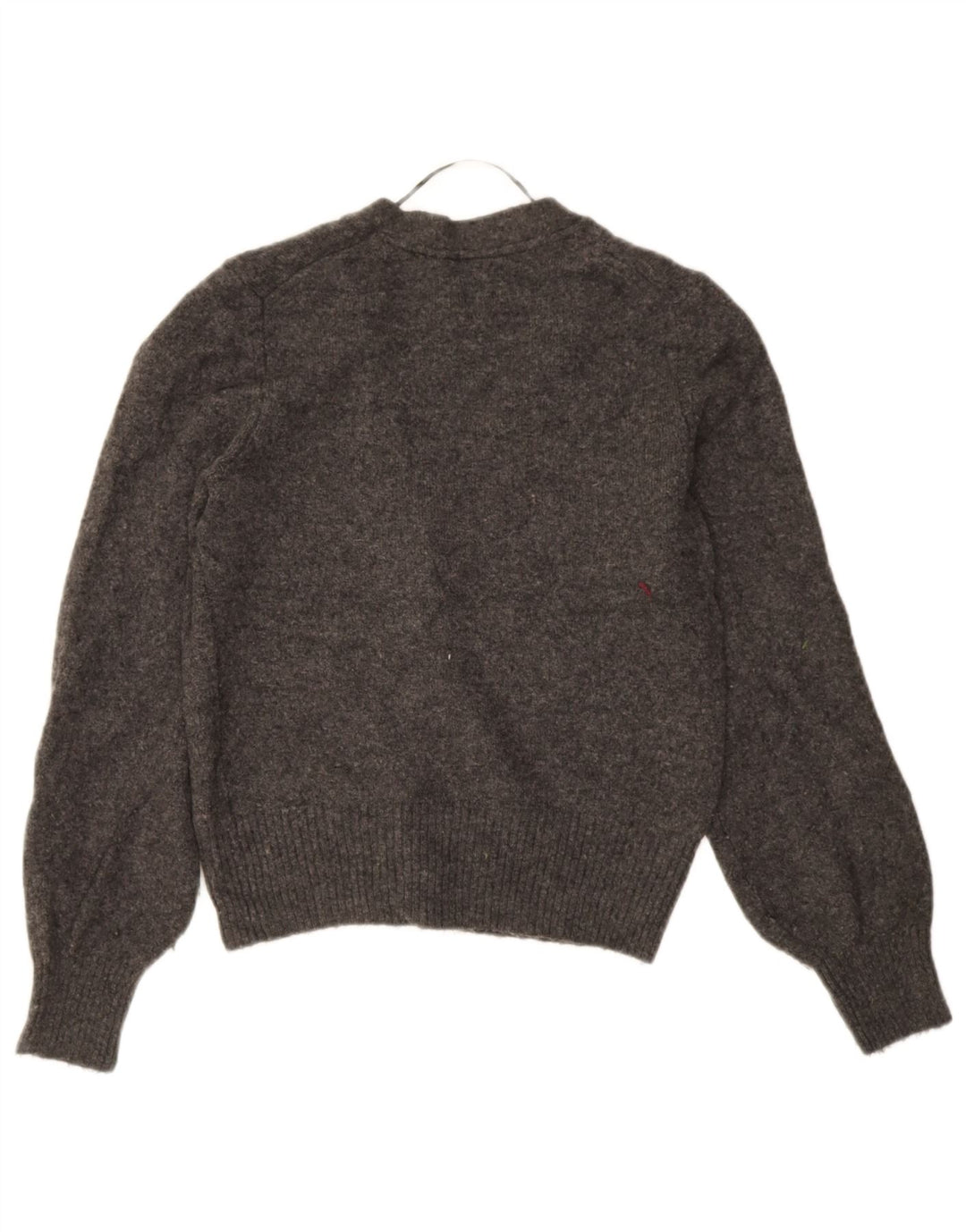 John Lewis dame cardigan sweater UK 10 Small Grey Flecked Wool
