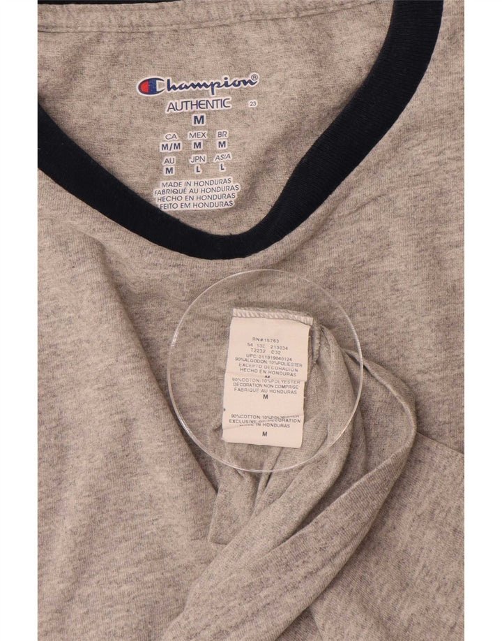 Champion Herre T-shirt Top Medium Grey Flecked Bomuld