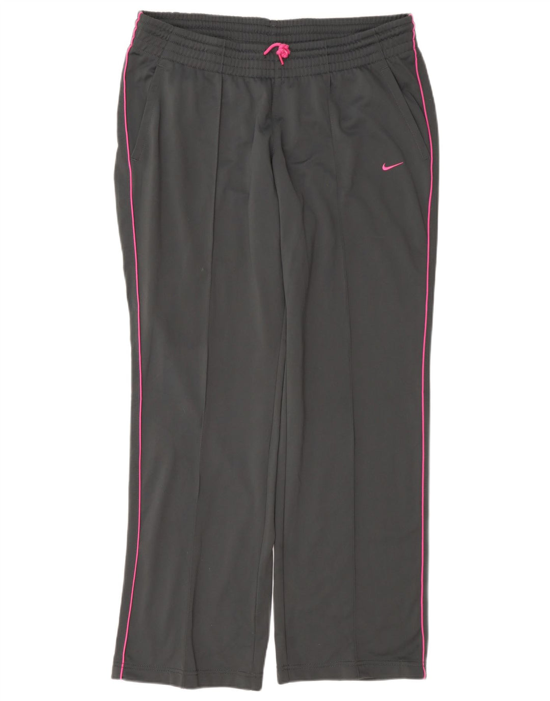 Nike træningsdragtsbukser til kvinder UK 16/18, stor grå polyester