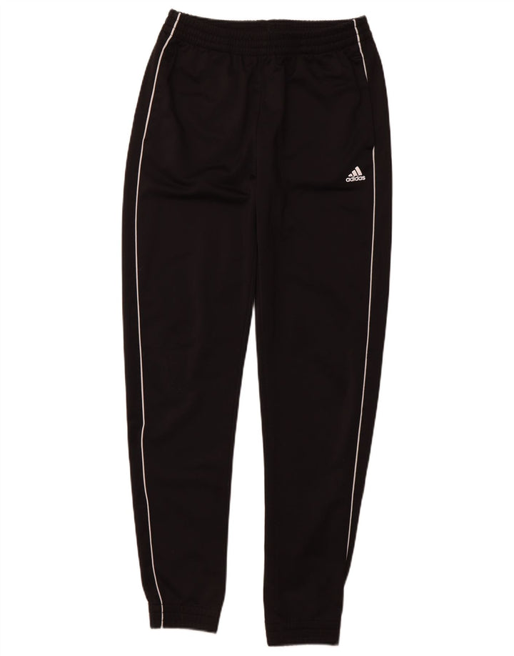 ADIDAS Boys Primegreen Tracksuit Bukser Joggers 14-15 år Sort