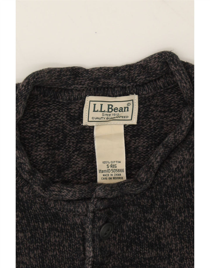 L.L.BEAN Womens Crew Neck Jumper Sweater UK 10 Small Grey Flecked Vintage L.L.Bean and Second-Hand L.L.Bean from Messina Hembry 