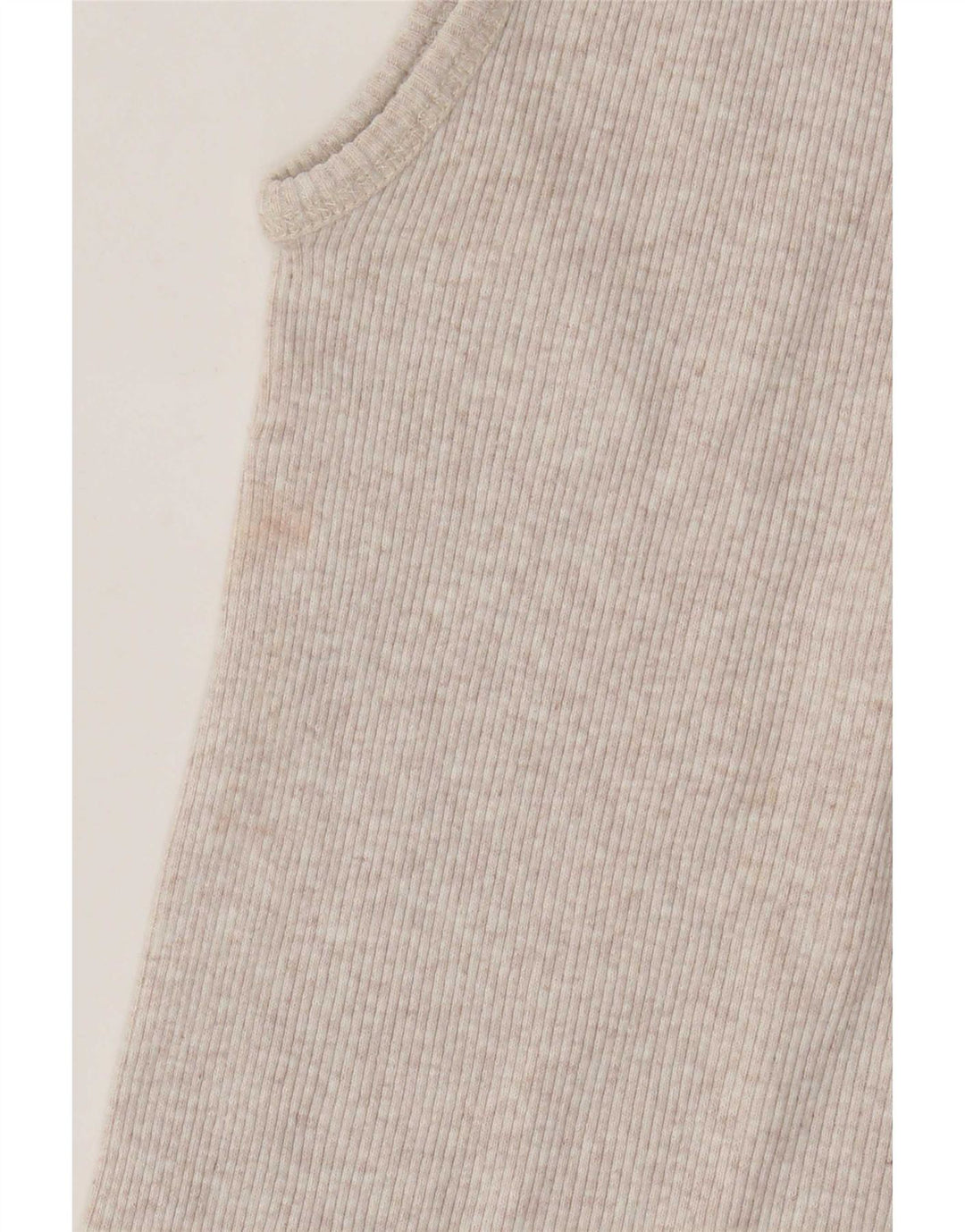 Levi's Damevest Top UK 14 Stor Beige Flecked Bomuld