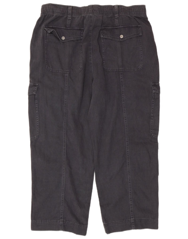 Marks & Spencer Dame Loose Fit Cargo Bukser UK 18 XL W38 L27 Grå