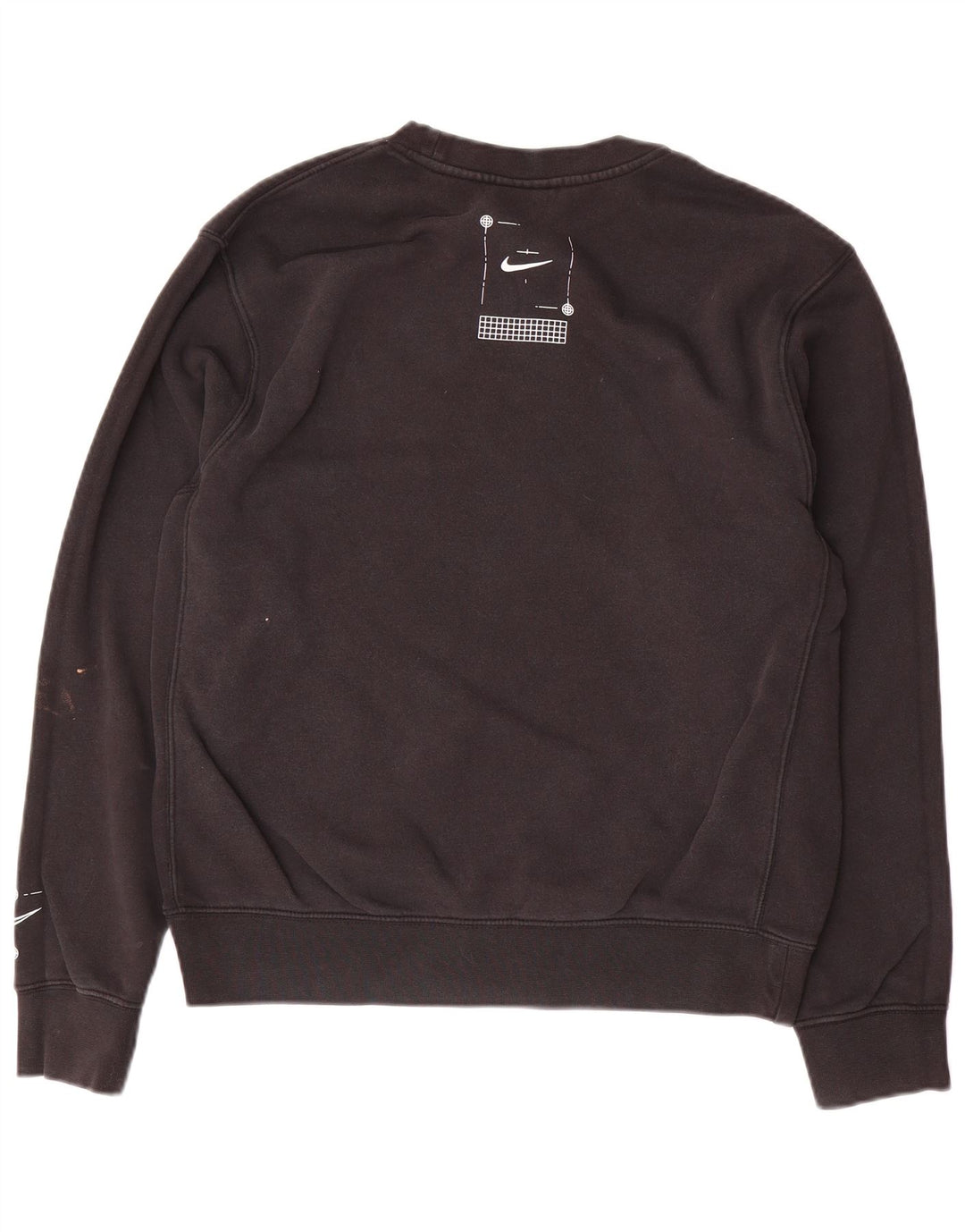 NIKE Loose Fit Sweatshirt Jumper lille sort bomuld