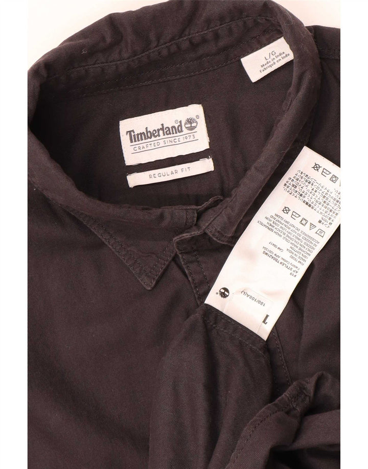 Timberland Herre Regular Fit skjorte Stor grå bomuld