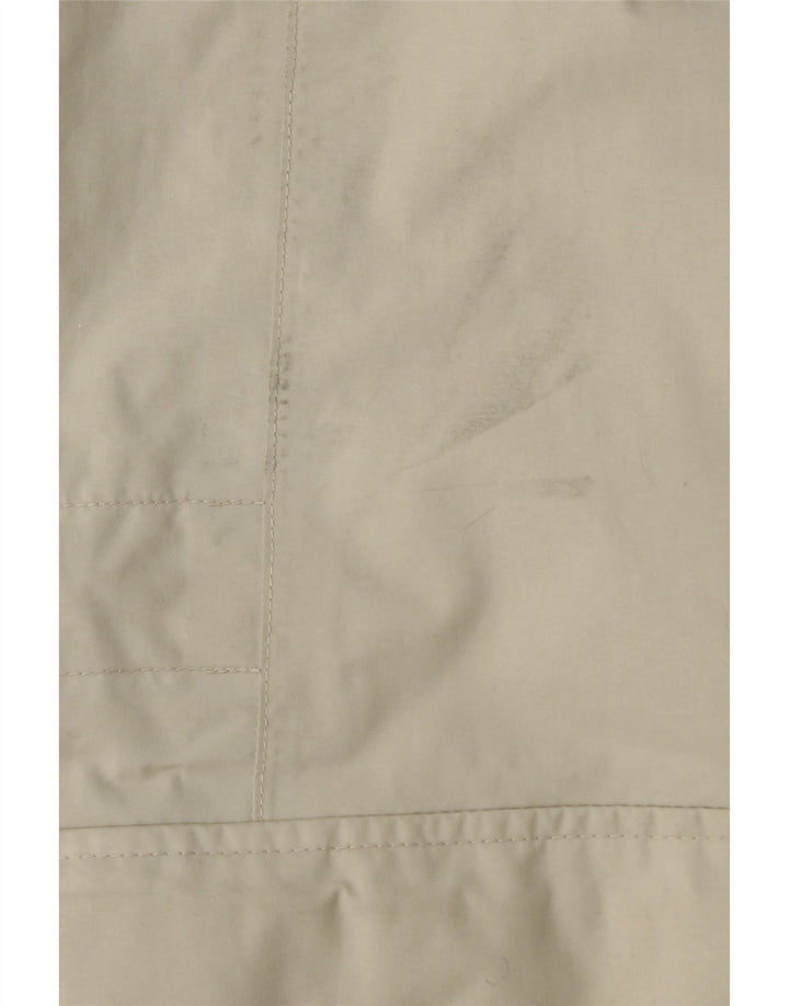 Jack Wolfskin Dame Hætte Polstret Jakke UK 8/10 Lille Beige Polyamid