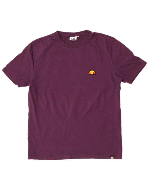 Ellesse Herre T-Shirt Top Medium Lilla Bomuld