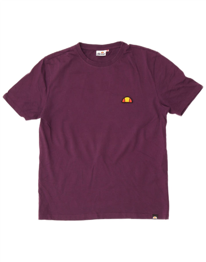 Ellesse Herre T-Shirt Top Medium Lilla Bomuld