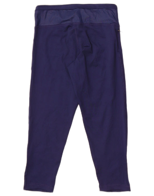 Adidas Womens Climacool Capri Leggings UK 4 XS  Navy Blue Polyester