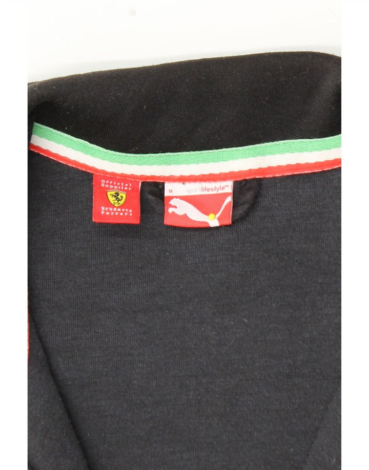 PUMA Ferrari træningsdragt topjakke til kvinder UK 14 Mellem sort stribet