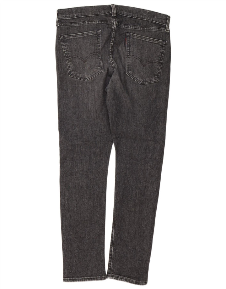 Levi's Slim Jeans til mænd W36 L32 Grå bomuld