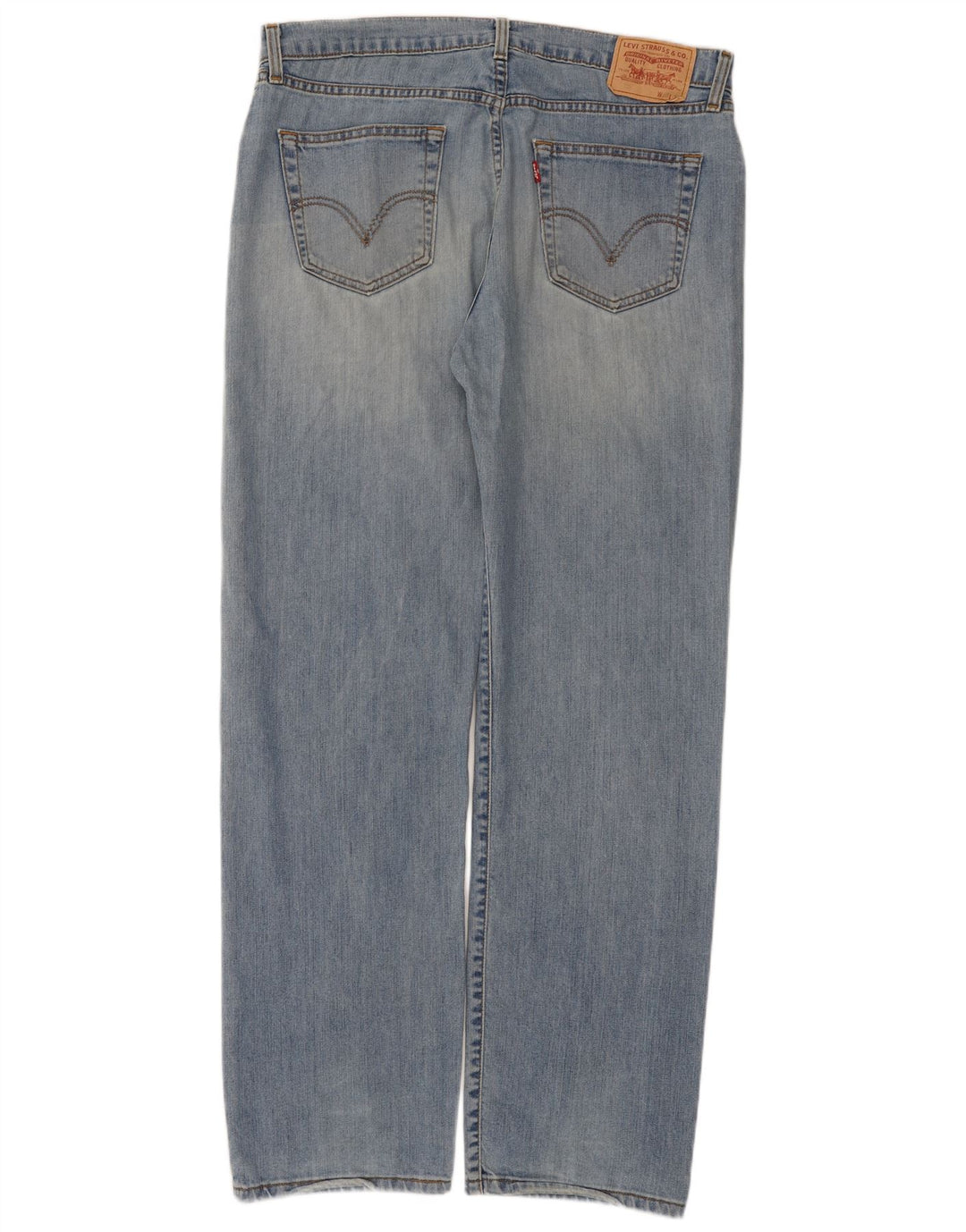 Levi's Straight Jeans til mænd W38 L34 blå bomuld