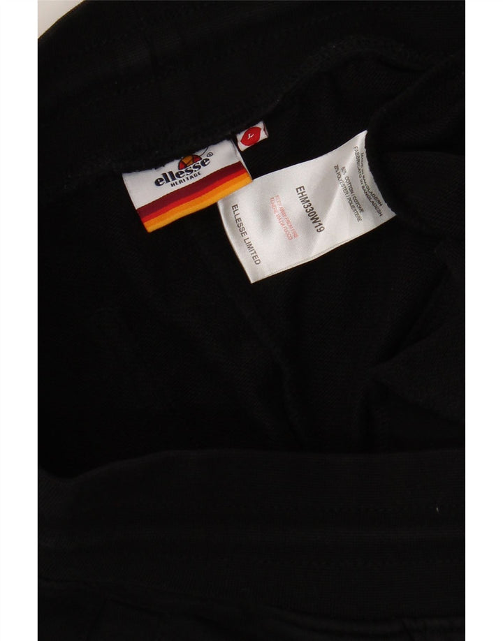 ELLESSE Træningsdragt til mænd Joggers Stor sort bomuld