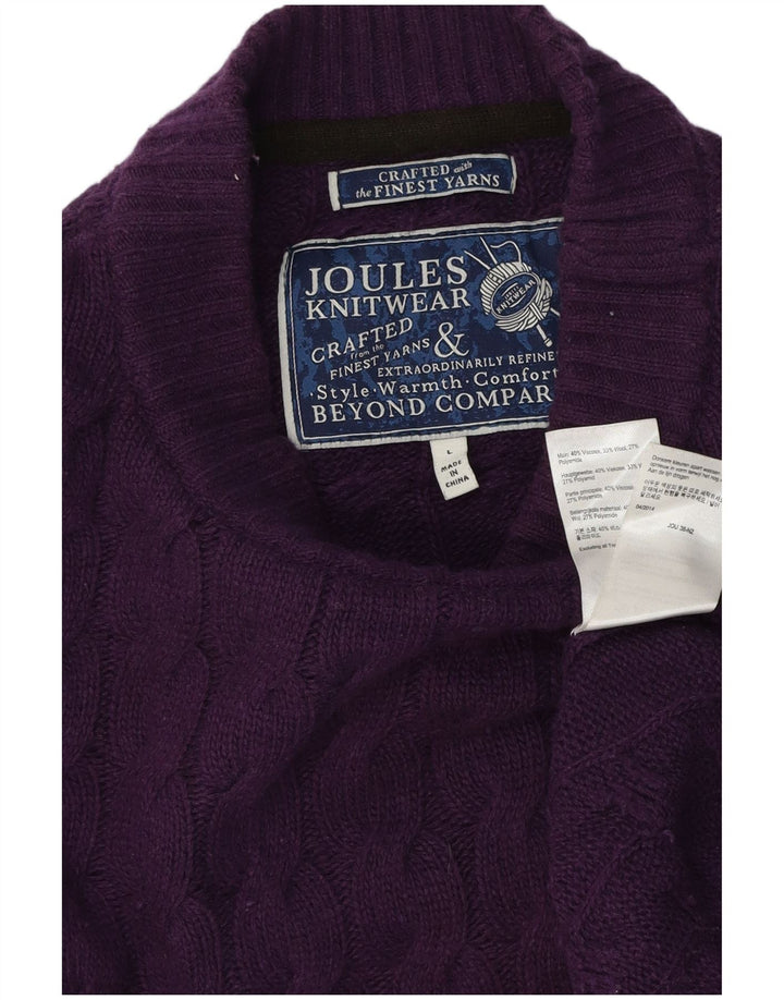 Joules Herre Crew Neck trøje Sweater Large Purple Viscose