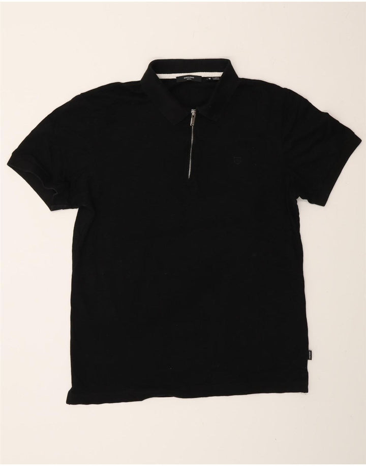 Jack & Jones herre poloshirt Medium sort bomuld