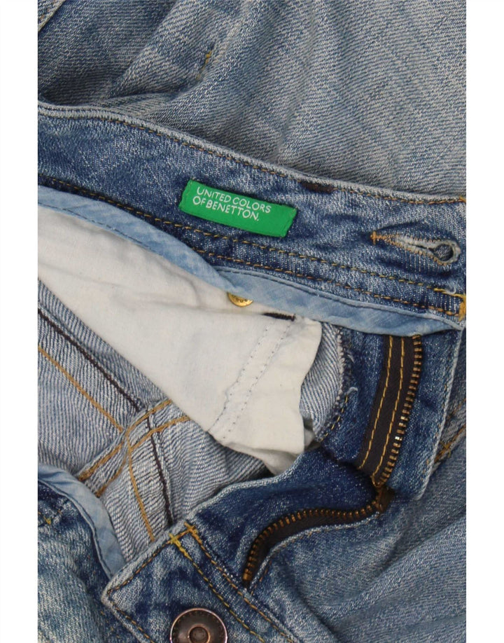 Benetton Dame Bootcut Jeans W32 L32 Blå