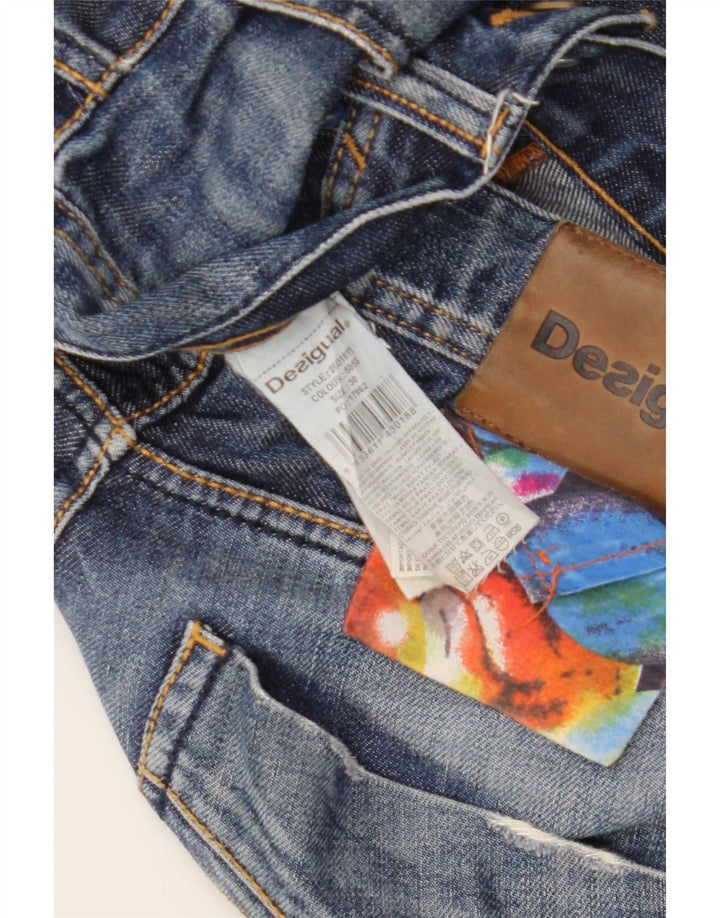 Desigual Straight Jeans til mænd W30 L33 Blå Bomuld