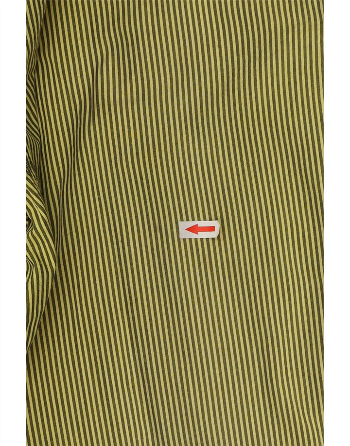 Armani Herre Cargo Shorts EU 48 Medium W36 Grøn nålestribet bomuld