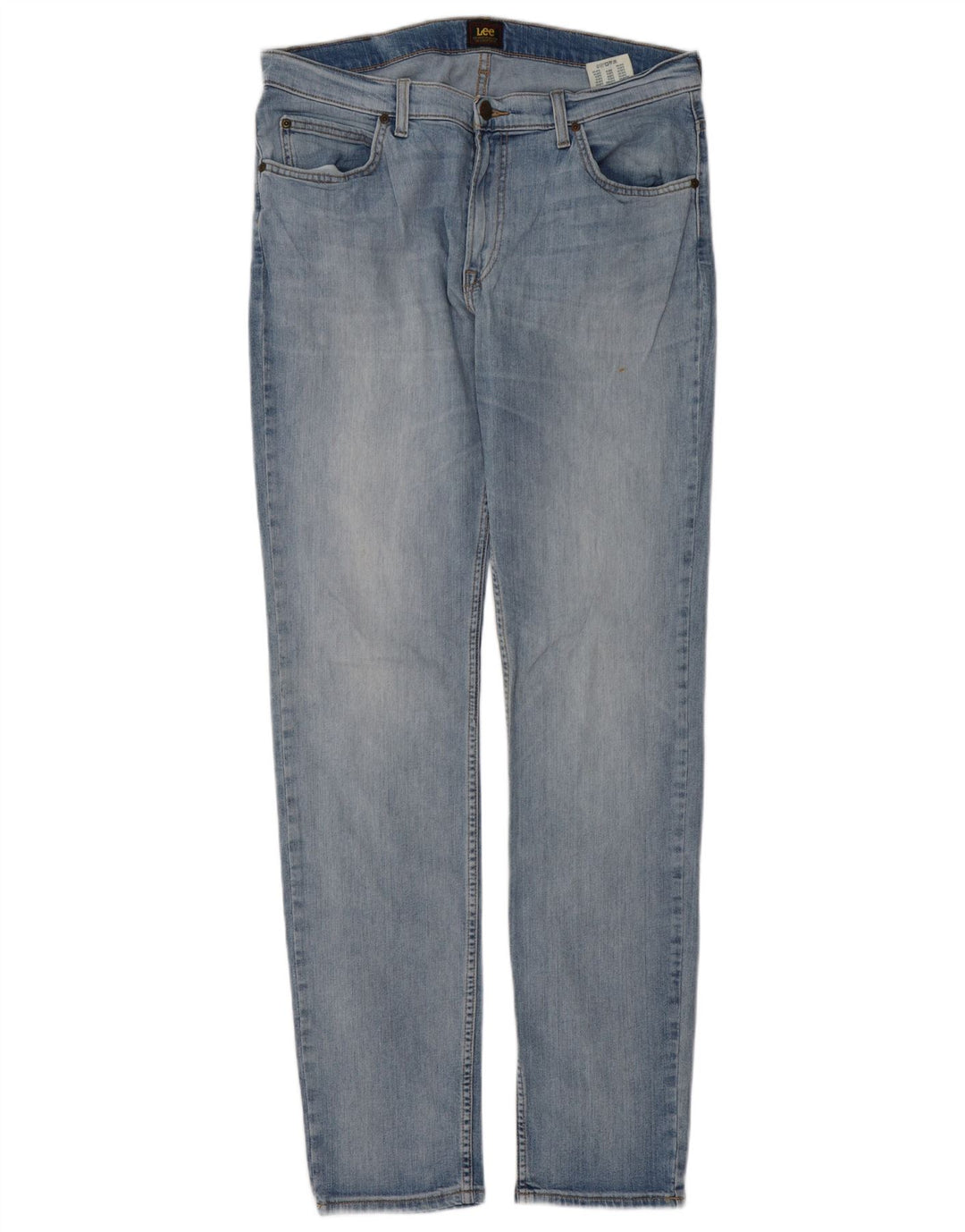 Lee Herre Rider Slim Jeans W34 L34 Blå Bomuld