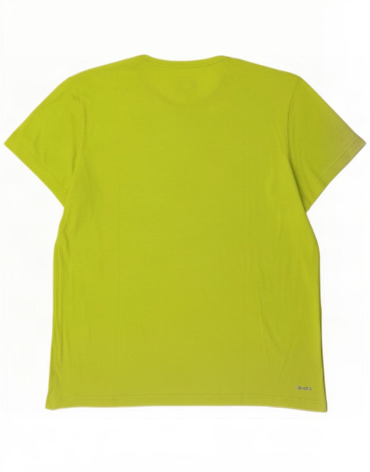 Adidas Herre Climalite T-Shirt Top XL Grøn