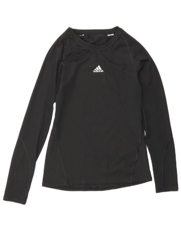Adidas Boys Aeroready Top Langærmet 11-12 År Sort