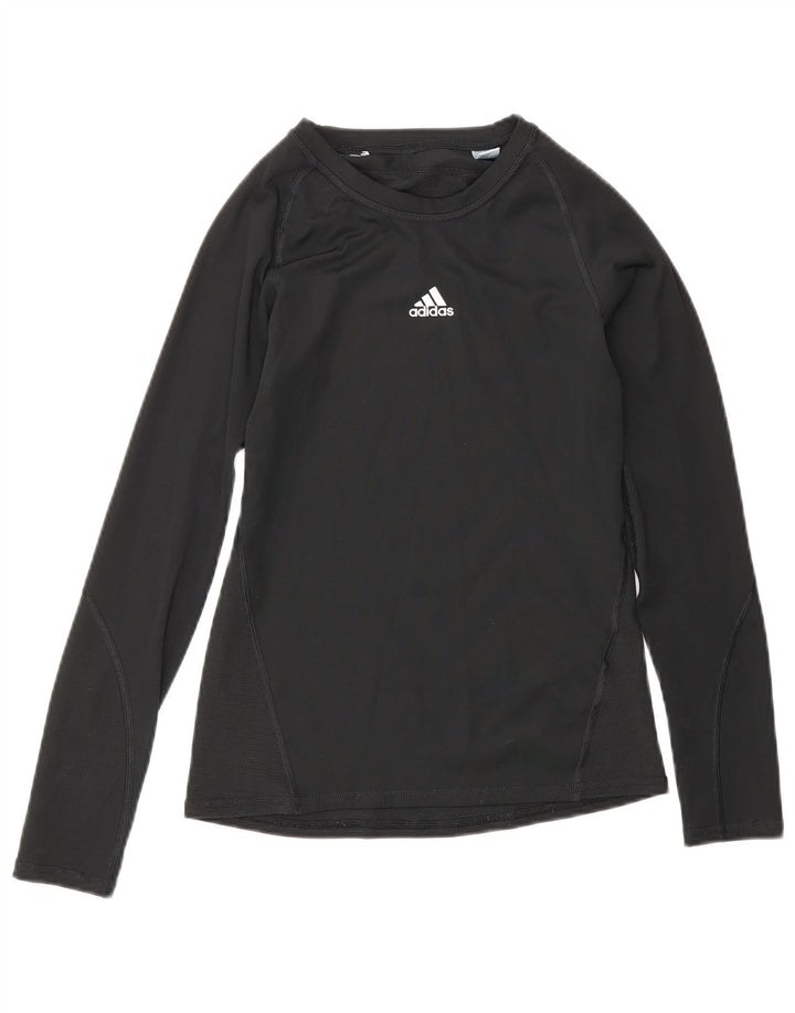 Adidas Boys Aeroready Top Langærmet 11-12 År Sort