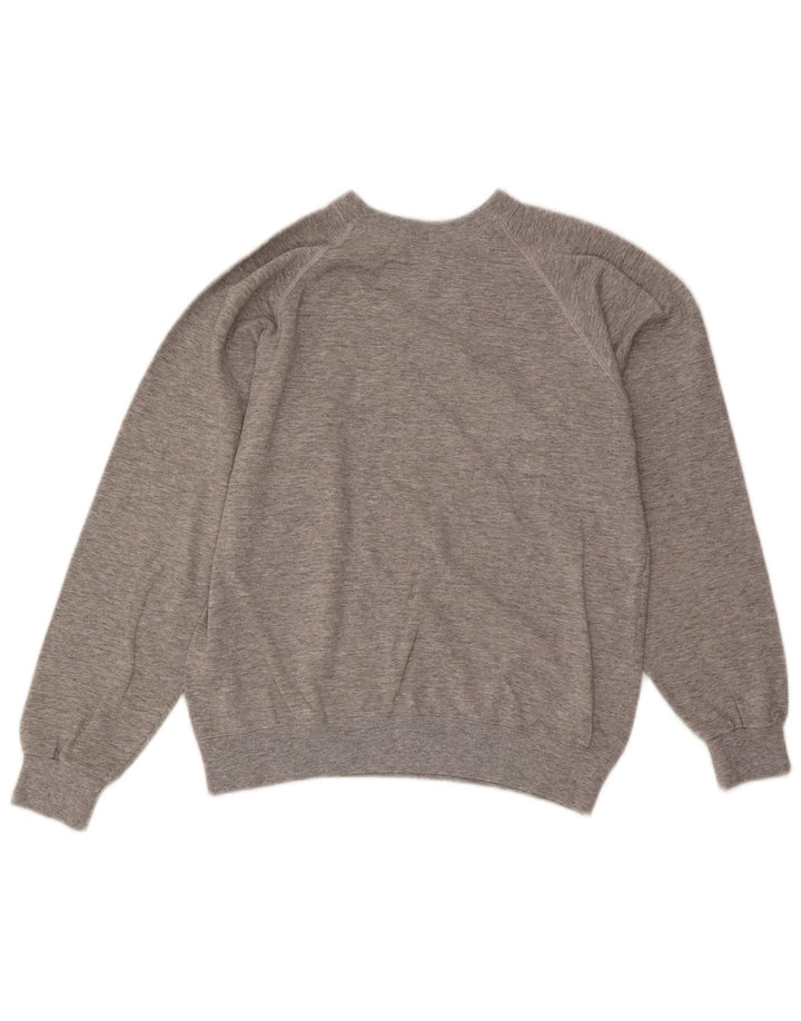 Champion Herre Grafisk Sweatshirt Jumper Lille Grå Flecked