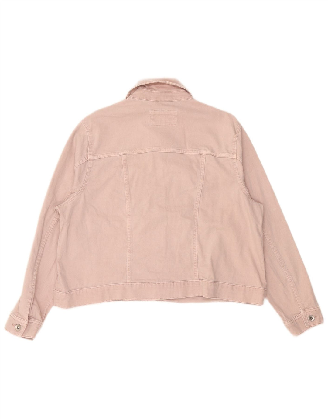 Marks & Spencer Dame denimjakke UK 24 4XL Pink Bomuld