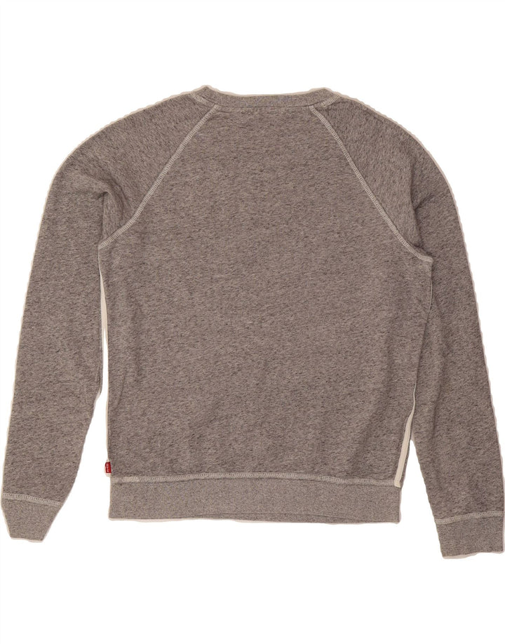 LEVI'S Mens Sweatshirt Jumper Small Grey Flecked Vintage Levi's and Second-Hand Levi's from Messina Hembry 