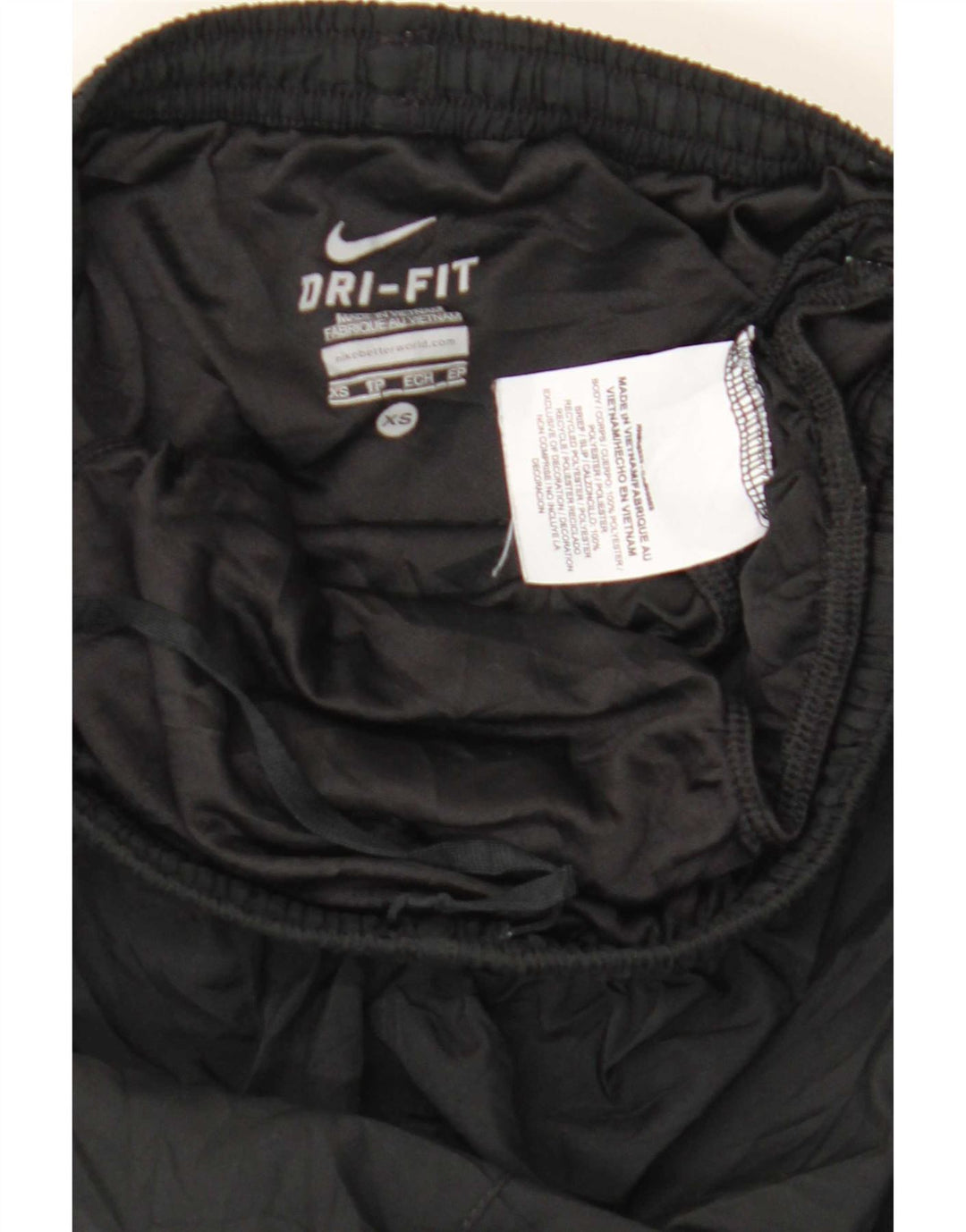 Nike Dame Dri Fit sportsshorts UK 4 XS sort polyester