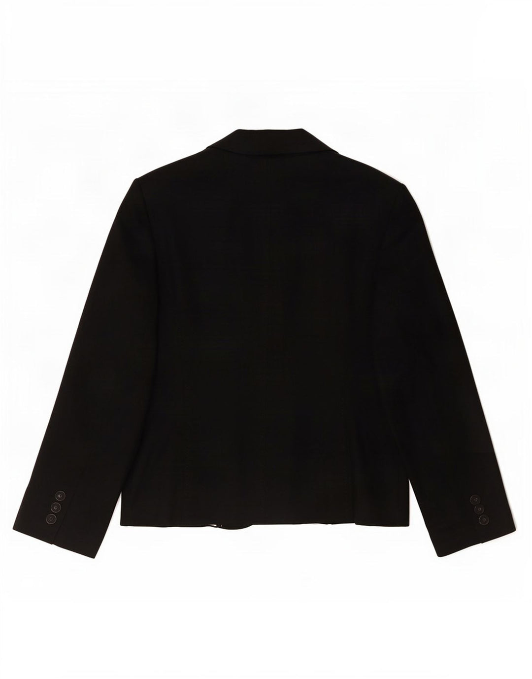 Marks & Spencer Dame 5 Button Blazer Jacket UK 18 XL Sort Polyester