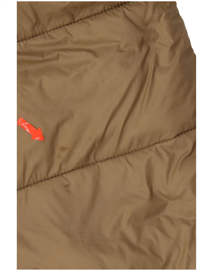 Zara Herre hættepolstret jakke UK 36 Small Beige