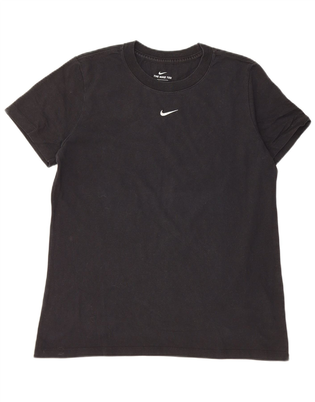 NIKE T-shirt top til kvinder DK 14 Medium Sort bomuld