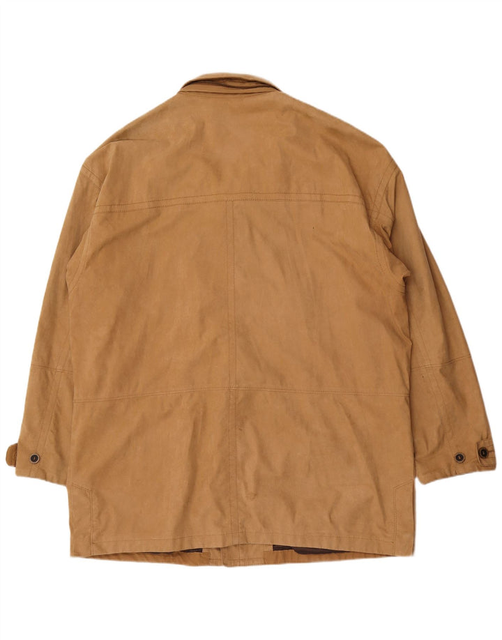 B.S.M Herre Overfrakke UK 48 4XL Beige Nylon