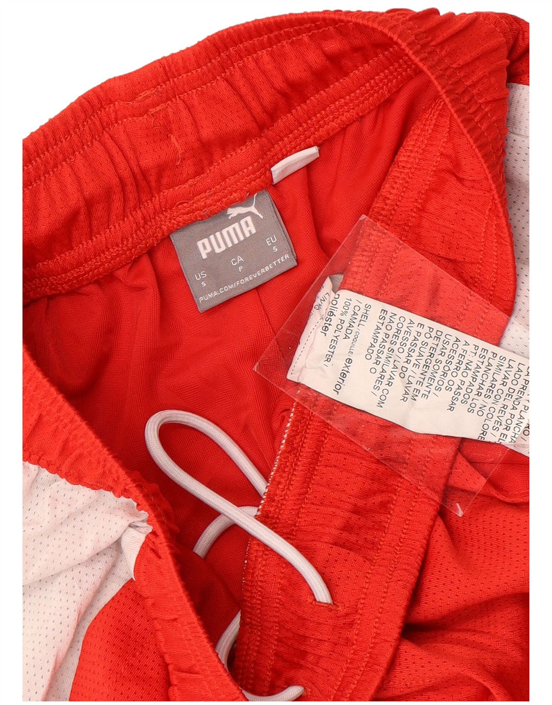 PUMA Herre grafiske sportsshorts Små røde Colourblock Polyester