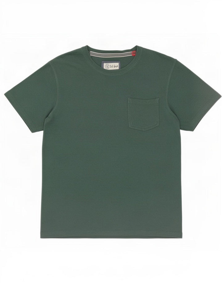 Fat Face Herre T-Shirt Top Stor Grøn Bomuld