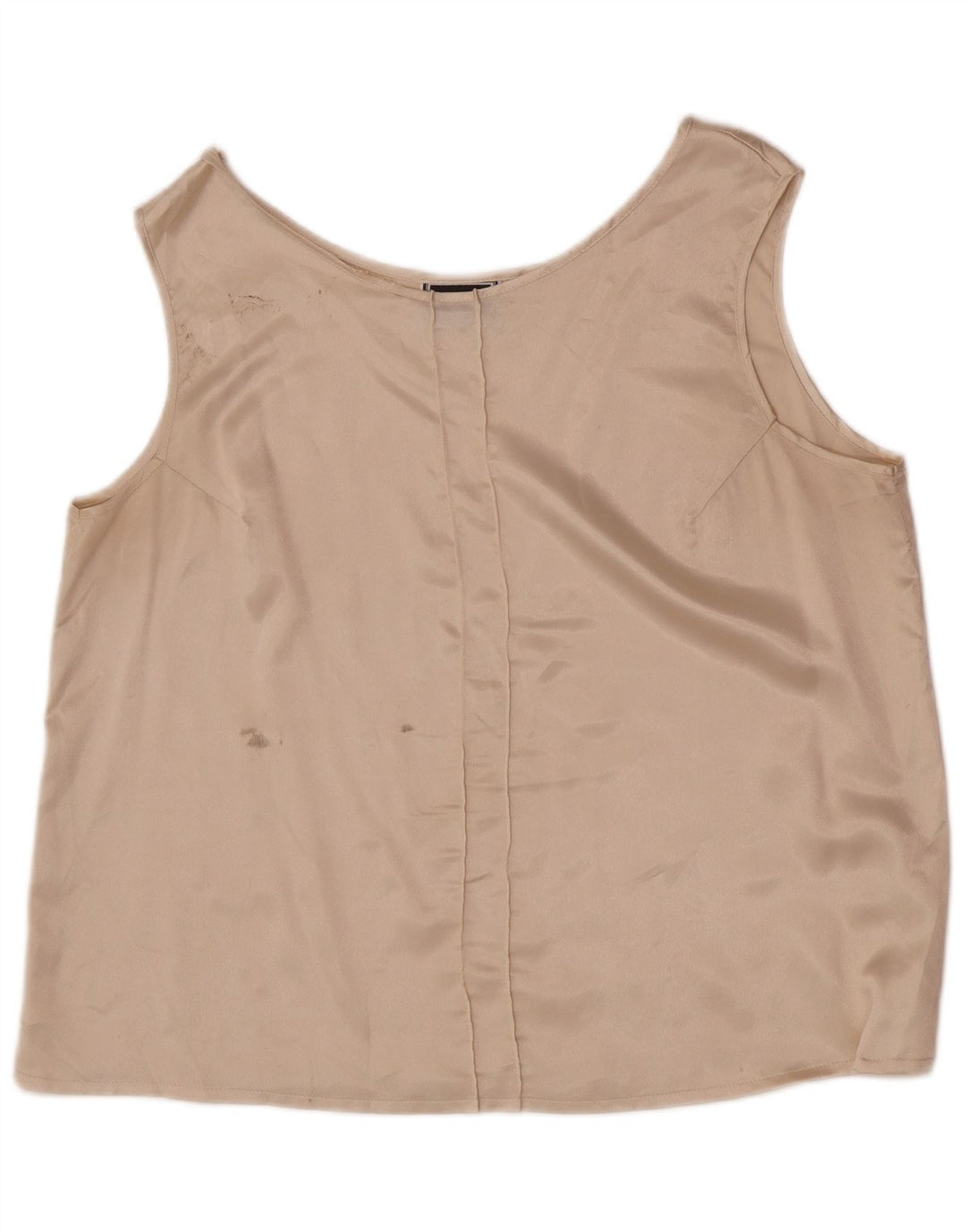 Luisa Spagnoli Dame Crop Vest Top IT 42 2XL Beige Polyester