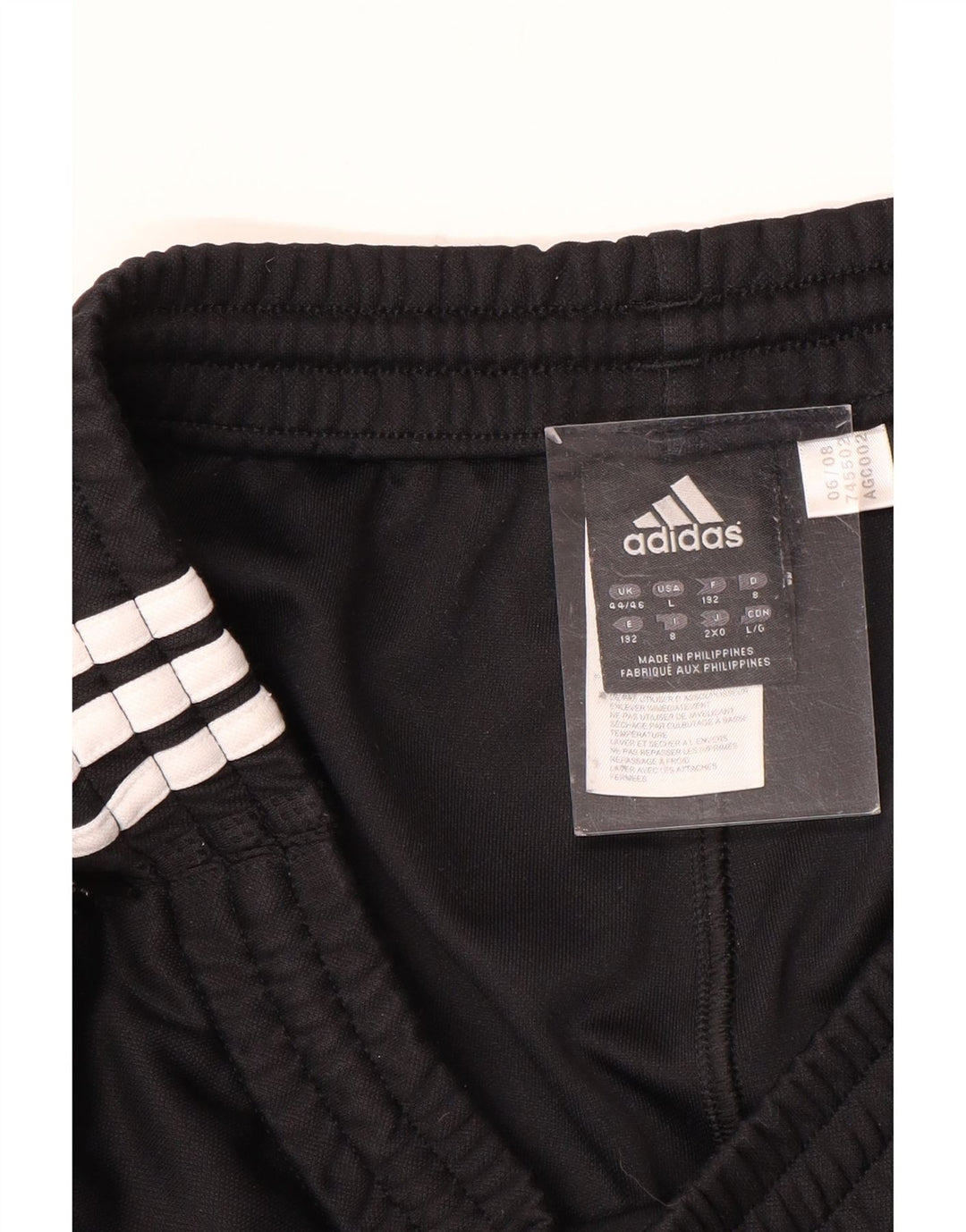 Adidas Træningsdragtsbukser til mænd UK 44/46 Large Black Polyester