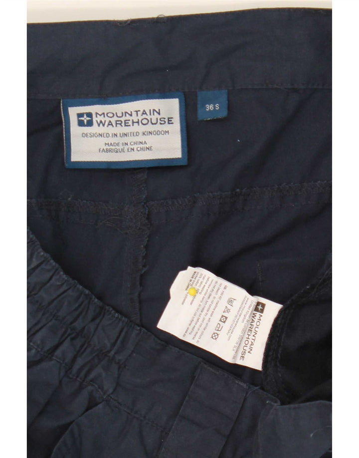 Mountain Warehouse Herre Straight Cargo Bukser W36 L29 Navy Blue Polyester