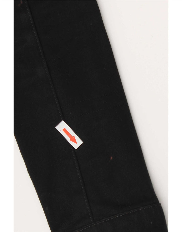 G-Star Dame Langærmet Basic Kjole UK 12 Medium Sort Bomuld