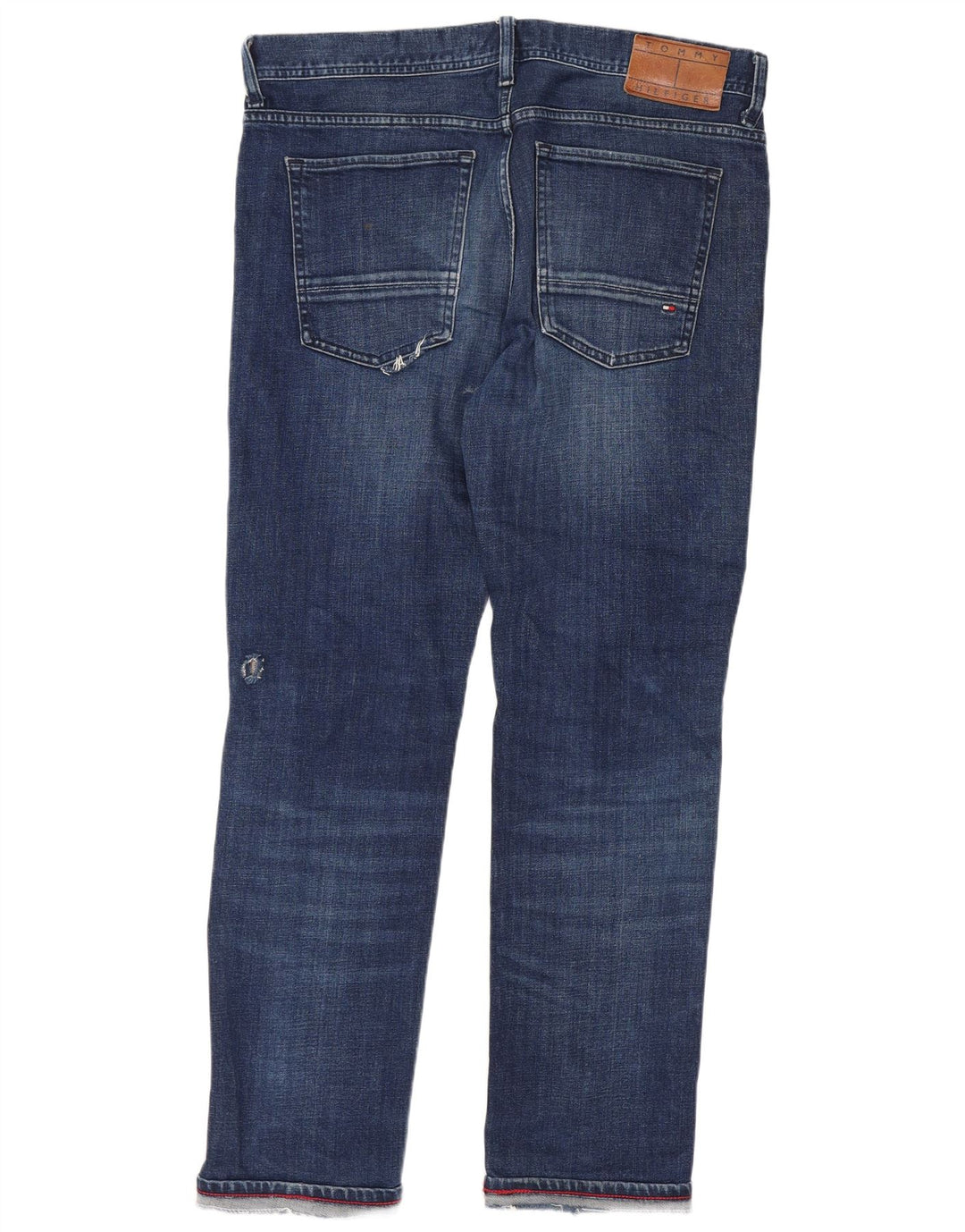 Tommy Hilfiger Dame Bleecker Slim Jeans W13 L28 Blå Bomuld
