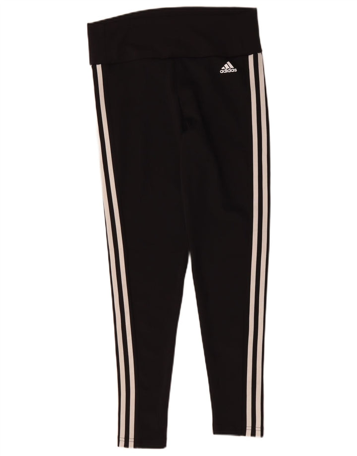 Adidas Aeroready Leggings til kvinder UK 12/14 Medium Black Polyester