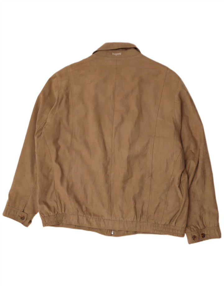Bugatti Herre Bomberjakke EU 62 6XL Brun Polyester