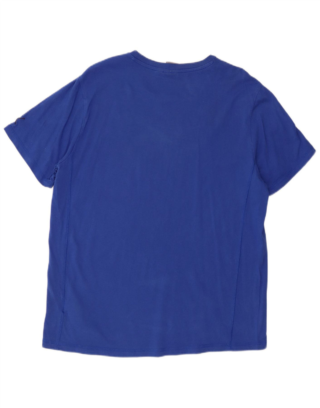 Puma Herre Grafisk T-Shirt Top Stor Blå Bomuld