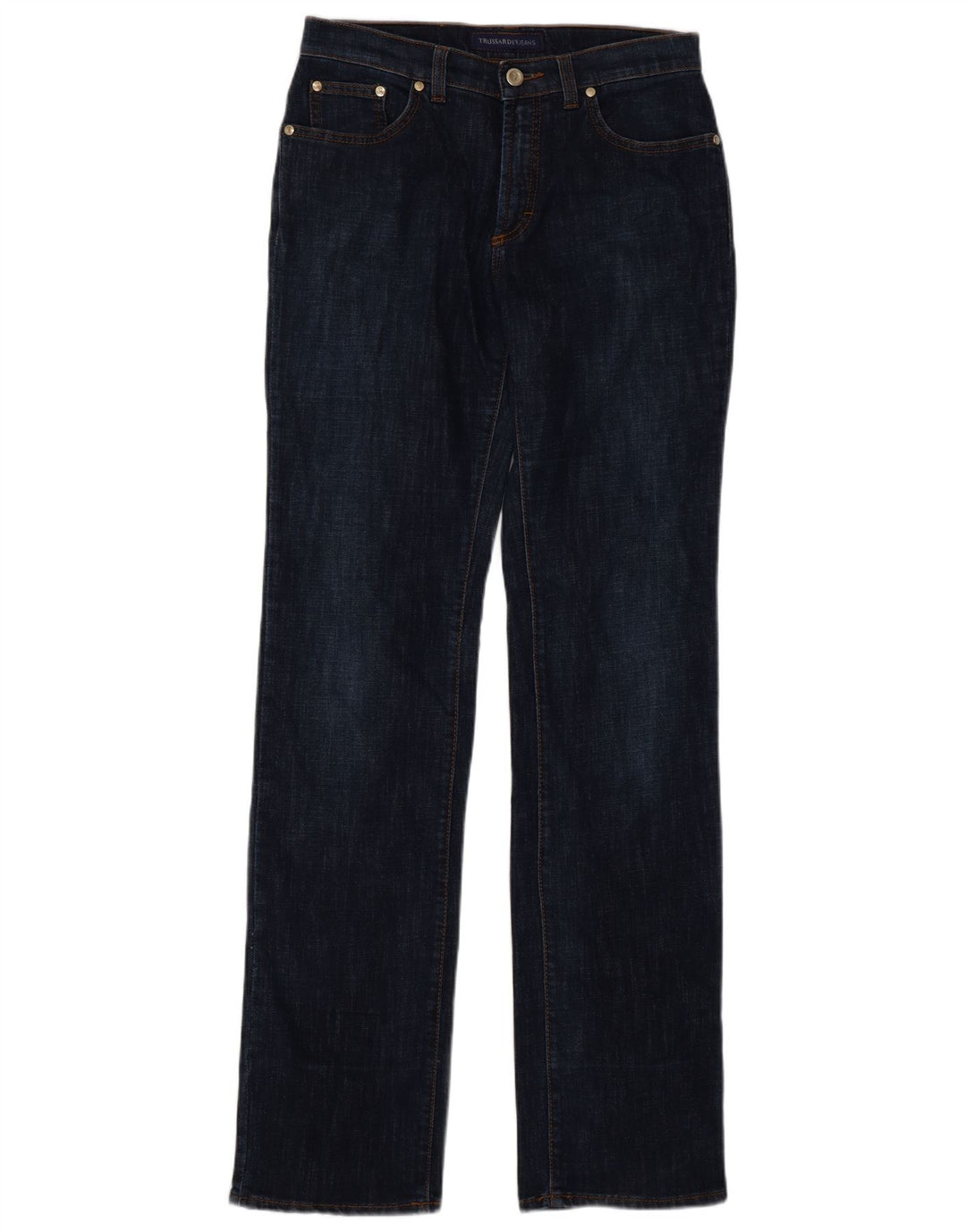 Trussardi Lige Jeans til kvinder W27 L34 Marineblå