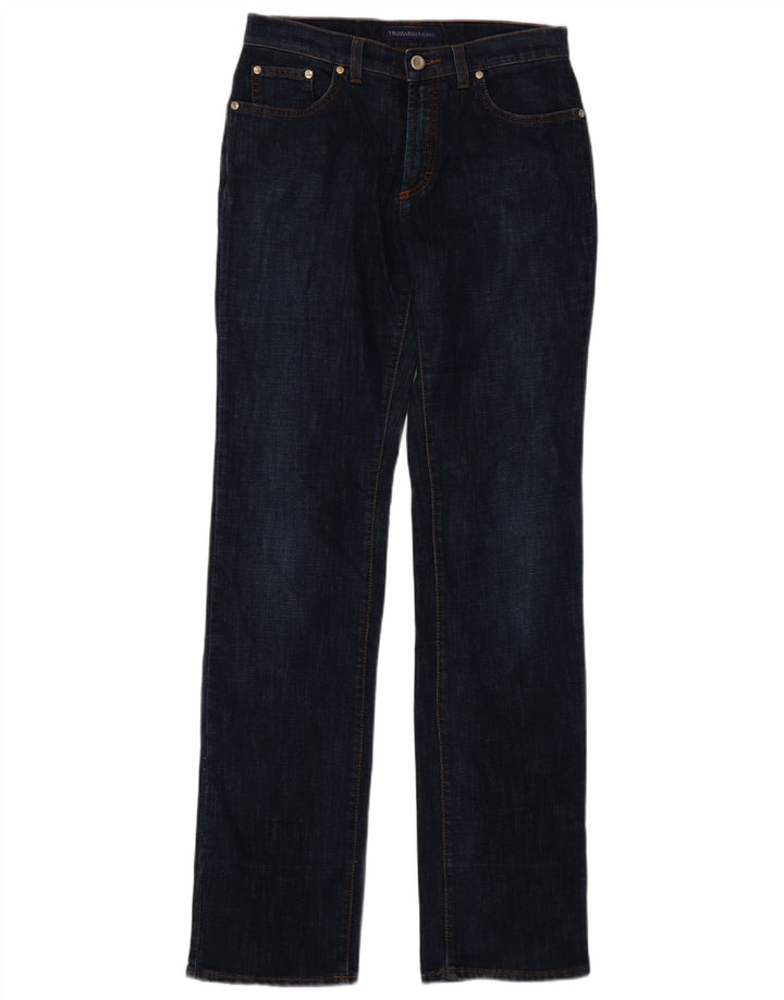 Trussardi Lige Jeans til kvinder W27 L34 Marineblå